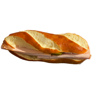 Laugenbrötli lang - Fleischkäse